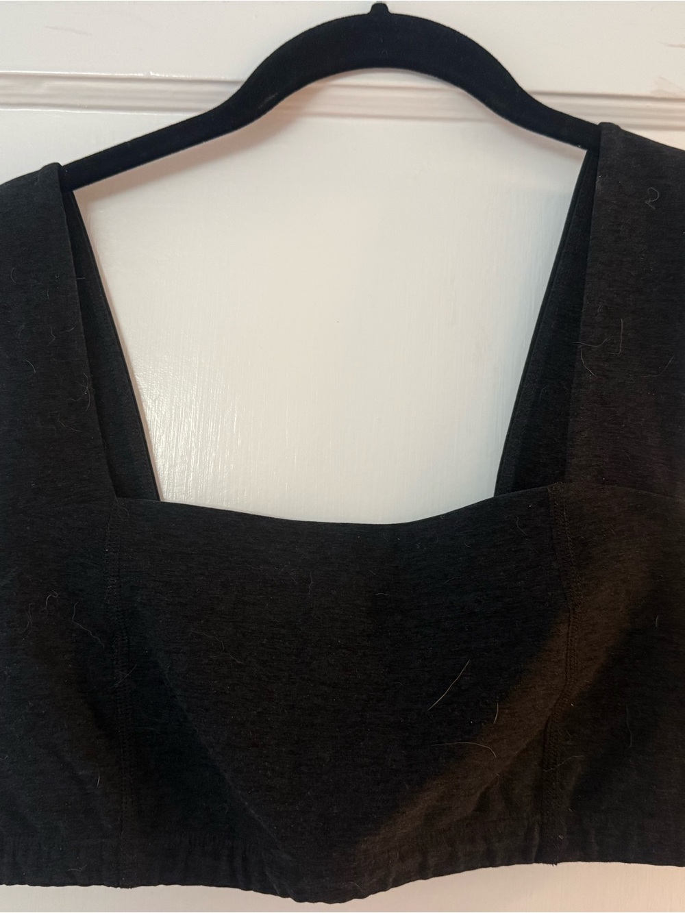 Black Square Neck bra